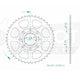 Couronne Acier 44 Dents - Pas 520 - Similaire JTR279