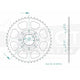 Couronne Acier 45 Dents - Pas 520 - Similaire JTR279