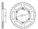 Couronne Acier Ultralight 51 Dents - Pas 520 - Similaire JTR460