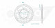 Couronne Acier 38 Dents - Pas 520 - Similaire JTR823