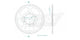 Couronne Acier 47 Dents - Pas 520 - Similaire JTR823