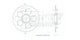 Couronne Acier 39 Dents - Pas 520 - Similaire JTR751