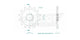 Pignon 14 Dents - Pas 520 - Similaire JTF1590