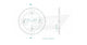 Couronne Acier 39 Dents - Pas 520 - Similaire JTR1415