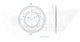 Couronne Acier 41 Dents - Pas 520 - Similaire JTR1303