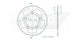 Couronne Acier 43 Dents - Pas 520 - Similaire JTR746