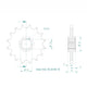 Pignon 16 Dents - Pas 520 - Similaire JTF1381