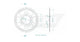 Couronne Acier 36 Dents - Pas 520 - Similaire JTR1224