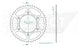 Couronne Acier Ultralight 50 Dents - Pas 520