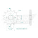 Pignon 14 Dents - Pas 530 - Similaire JTF513
