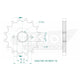 Pignon 16 Dents - Pas 530 - Similaire JTF513