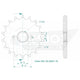 Pignon 18 Dents - Pas 530 - Similaire JTF513
