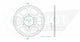 Couronne Acier 47 Dents - Pas 530 - Similaire JTR488