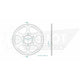 Couronne Acier 52 Dents - Pas 530 - Similaire JTR816