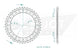 Couronne Acier 43 Dents - Pas 530 - Similaire JTR1340