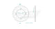 Couronne alu - 420 - 47 dents