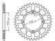 Couronne Alu. Orange 48 Dents - Pas 428 - Similaire JTA895
