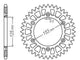 Couronne Alu. Rouge 51 Dents - Pas 520 - Similaire JTA210