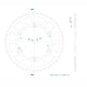 Couronne Alu. 48 Dents - Pas 520 - Similaire JTR706