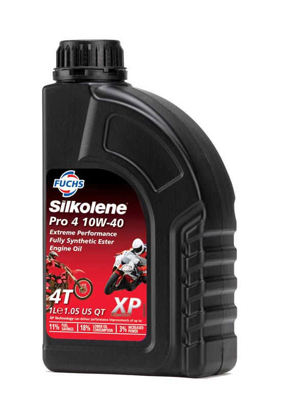 PRO 4 10W-40 XP - Huile moteur 4T 100% synthèse XP Technologie  1L