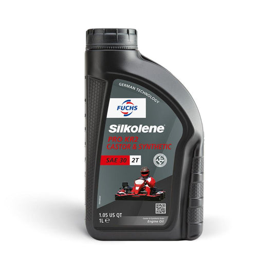 PRO KR2 - Huile Ricin moteur 2T 100% synthèse 1L