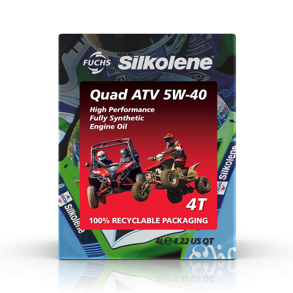 QUAD ATV 5W40 - Huile moteur 4T 100% synthèse 4L
