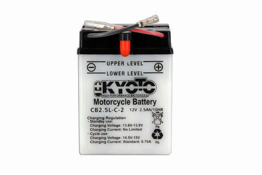 Batterie YB2-5L-C2 Conventionnelle Avec Entretien - Livrée Avec Pack Acide