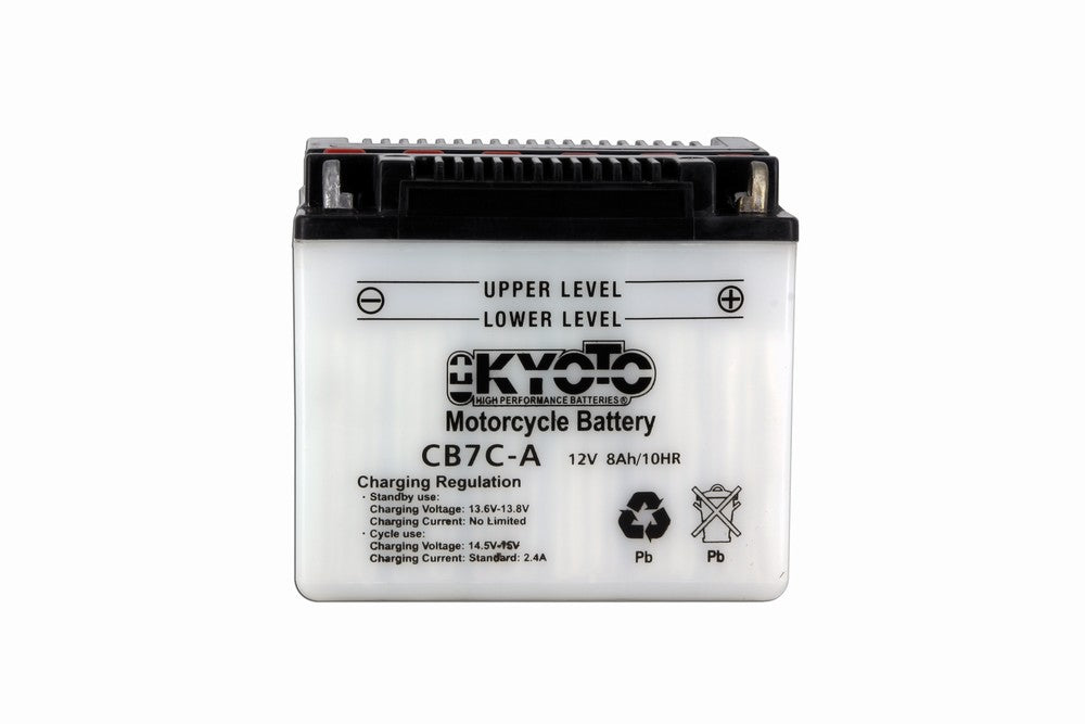 Batterie YB7C-A Conventionnelle Avec Entretien - Livrée Avec Pack Acide
