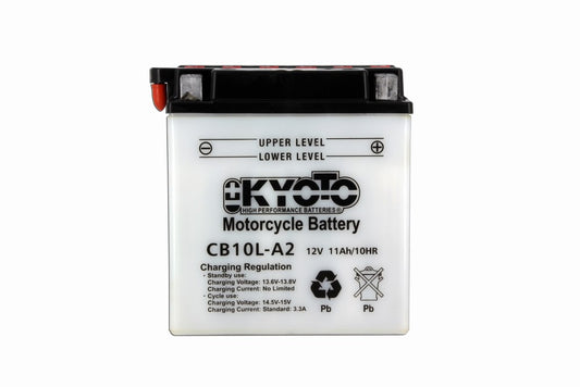 Batterie YB10L-A2 Conventionnelle Avec Entretien - Livrée Avec Pack Acide