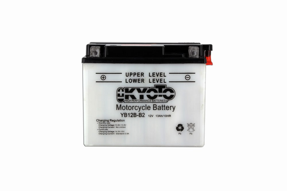 Batterie YB12B-B2 Conventionnelle Avec Entretien - Livrée Avec Pack Acide