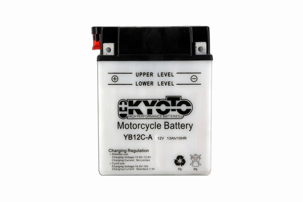 Batterie YB12C-A Conventionnelle Avec Entretien - Livrée Avec Pack Acide