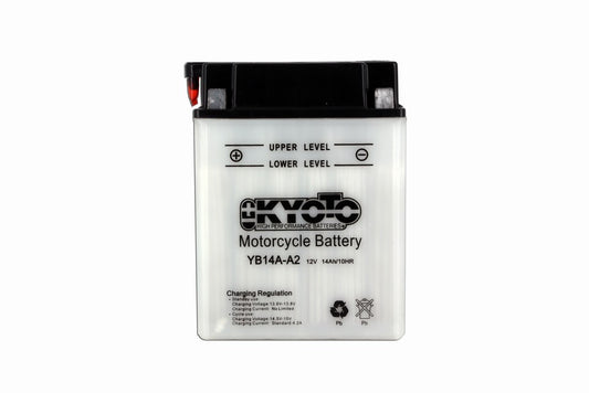 Batterie YB14A-A2 Conventionnelle Avec Entretien - Livrée Avec Pack Acide
