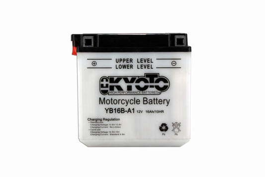 Batterie YB16B-A1 Conventionnelle Avec Entretien - Livrée Avec Pack Acide