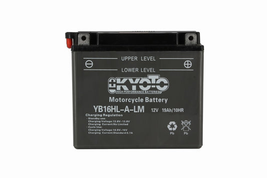 Batterie YB16HL-A-LM Conventionnelle Avec Entretien - Livrée SANS Pack Acide