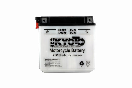 Batterie YB16B-A Conventionnelle Avec Entretien - Livrée Avec Pack Acide