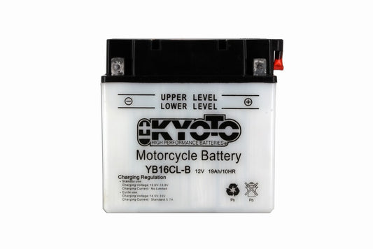 Batterie YB16CL-B Conventionnelle Avec Entretien - Livrée Avec Pack Acide