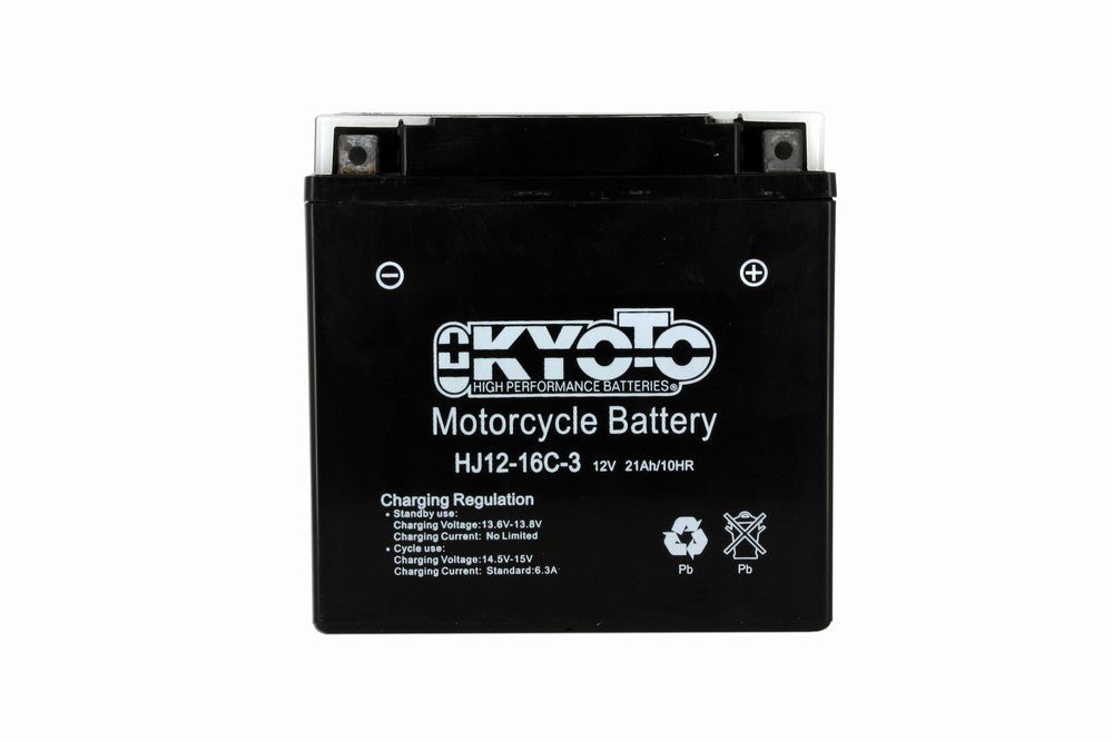 Batterie YT16CL-B AGM - Sans Entretien - Livrée Avec Pack Acide