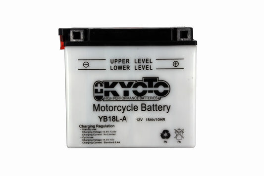 Batterie YB18L-A Conventionnelle Avec Entretien - Livrée Avec Pack Acide