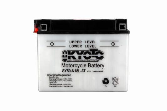 Batterie SY50-N18L-AT Conventionnelle Avec Entretien - Livrée Avec Pack Acide