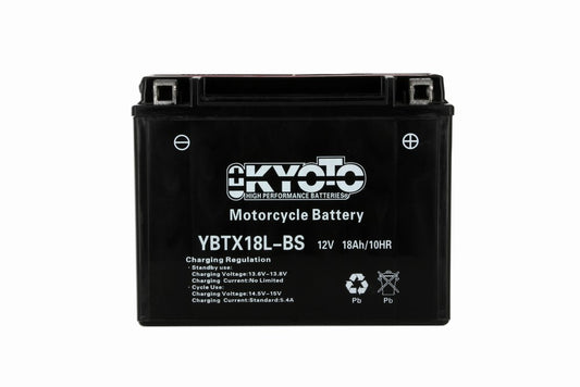 Batterie GTX18L-BS AGM - Sans Entretien - Livrée Avec Pack Acide