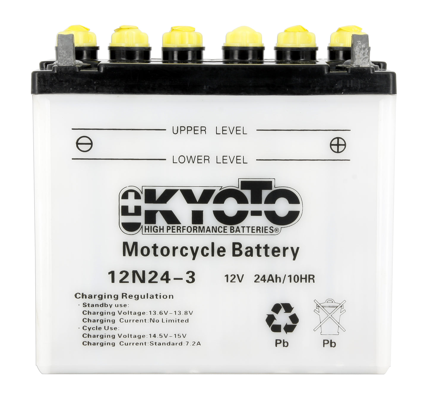 Batterie 12N24-3 Conventionnelle Avec Entretien - Livrée Avec Pack Acide
