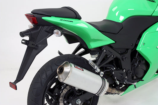 Silencieux Alu NINJA 250 R 2009/2010 Slip-on Embout Carbone Homologué E13