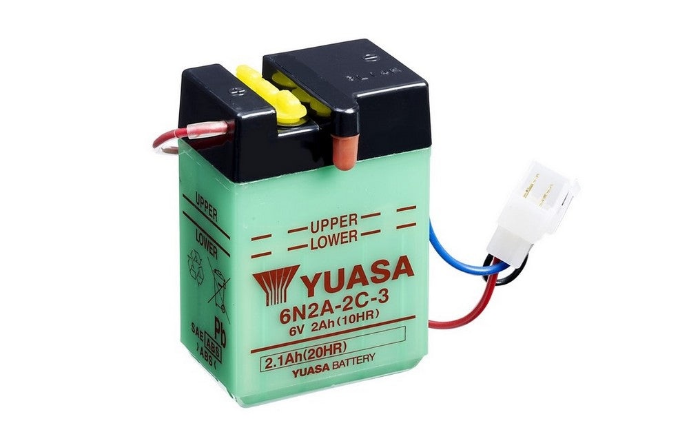 Batterie 6N2A-2C-3 Conventionnelle Avec Entretien - Livrée Sans Acide