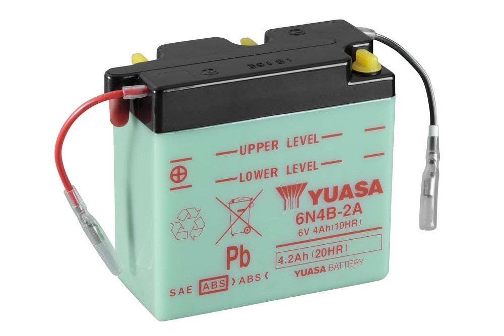 Batterie 6N4B-2A Conventionnelle Avec Entretien - Livrée Sans Acide