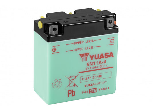 Batterie 6N11A-4 Conventionnelle Avec Entretien - Livrée Sans Acide