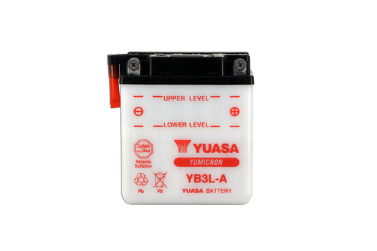 Batterie YB3L-A Conventionnelle Avec Entretien - Livrée Sans Acide