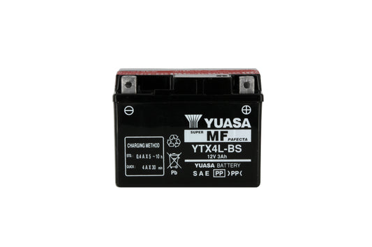 Batterie YTX4L-BS AGM - Sans Entretien - Livrée Avec Pack Acide