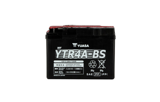 Batterie YTR4A-BS AGM - Sans Entretien - Livrée Avec Pack Acide