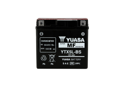 Batterie YTX5L-BS AGM - Sans Entretien - Livrée Avec Pack Acide