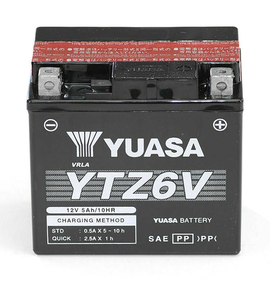 Batterie  YTZ6V - Sans Entretien - Livrée Avec Pack Acide